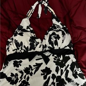 Size 24 Swimsuits For All Halter Top swim tankini